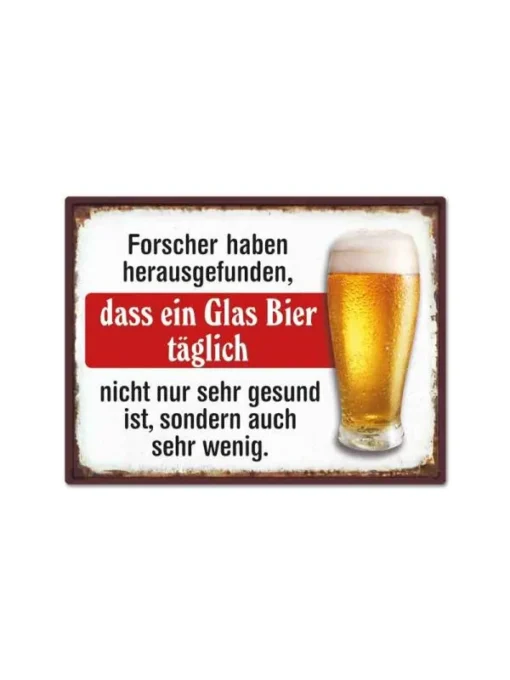 Magnet "Ein Glas Bier täglich"