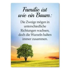 Magnet "Familie ist wie ein Baum"
