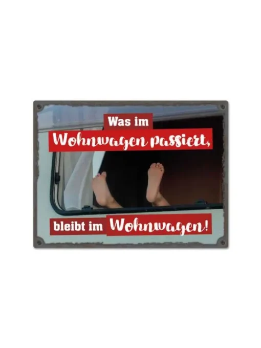 Magnet "Im Wohnwagen passiert"
