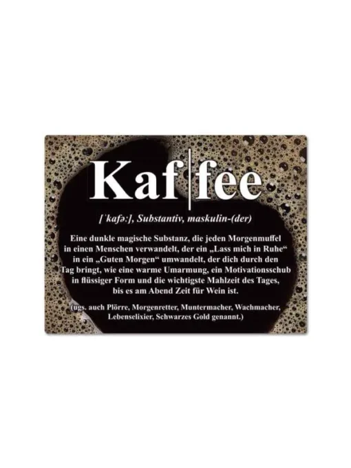 Magnet "Kaffee Definition"