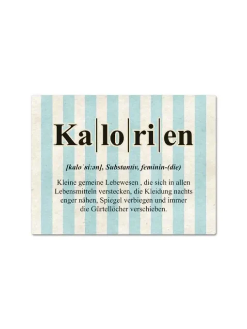 Magnet "Kalorien Definition"