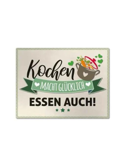 Magnet "Kochen macht glücklich"