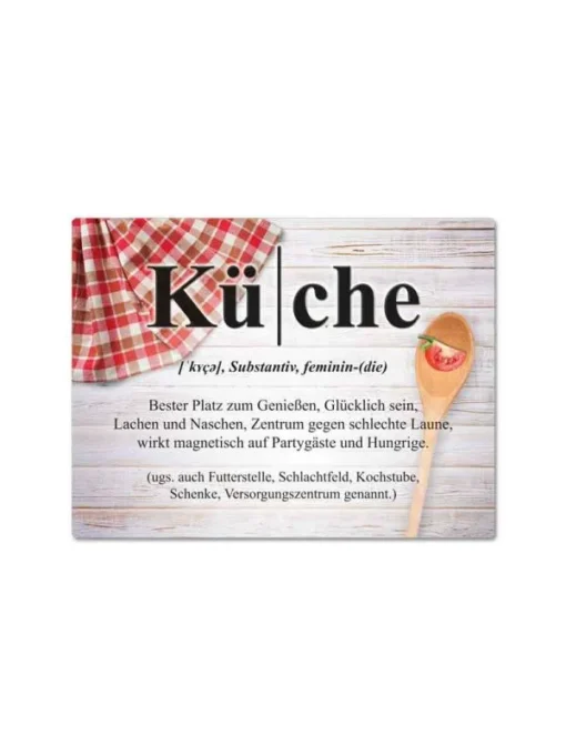 Magnet "Küche Definition"