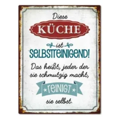 Magnet "Diese Küche ist selbstreinigend!"