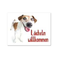 Magnet "Lächeln willkommen"