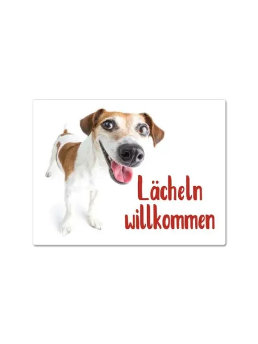 Magnet "Lächeln willkommen"