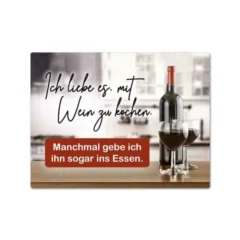 Magnet "Mit Wein kochen"