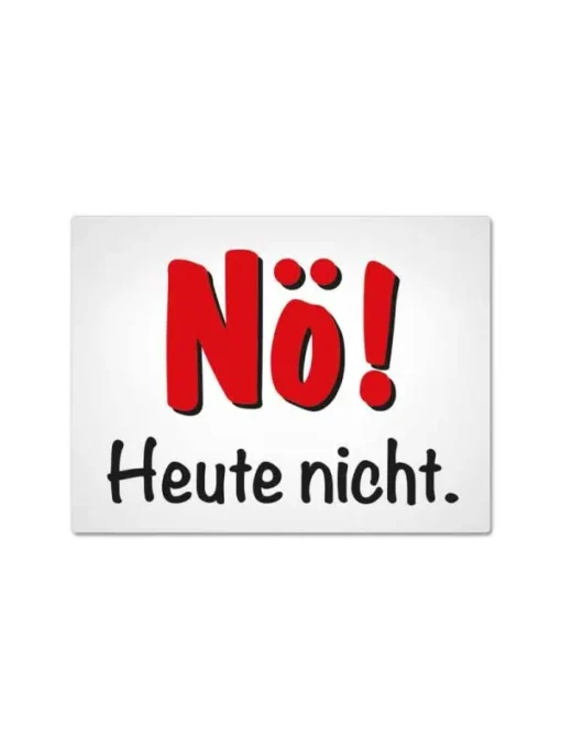 Magnet "Nö! Heute nicht."