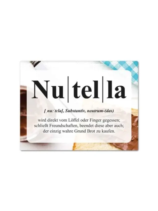 Magnet "Nutella Definition"