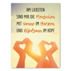 Magnet "Sonne im Herzen"