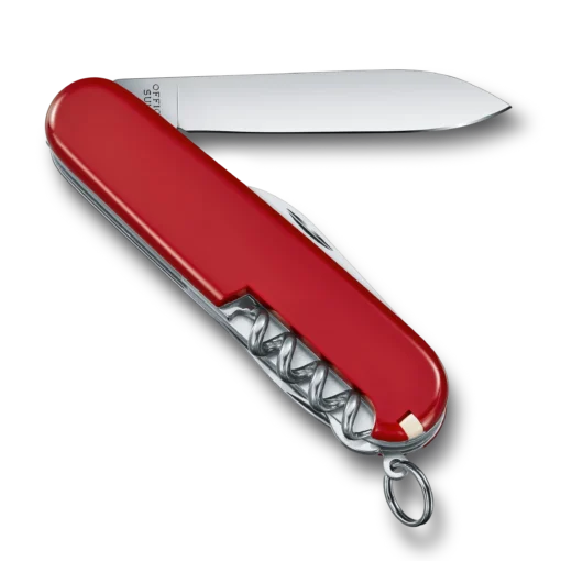 Zeigt die Rückseite vom Taschenmesser Climber mit der Klinge