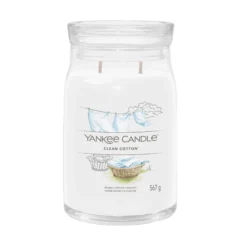 Yankee Candle Duftkerze - Clean Cotton, Large Glas