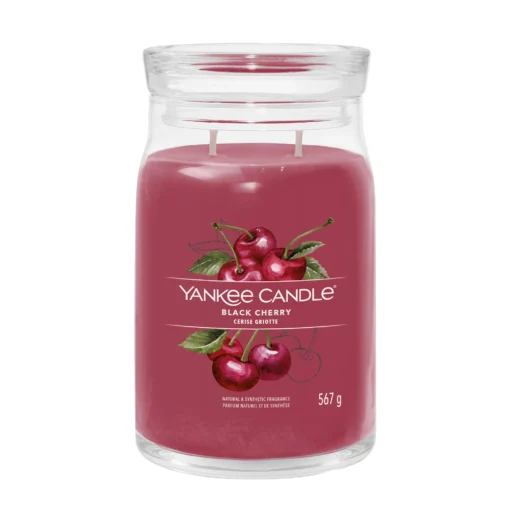 Yankee Candle Duftkerze - Black Cherry, Large Glas