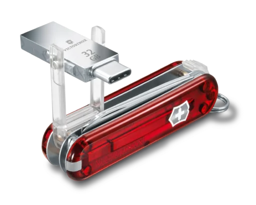 Victorinox - Schweizer Taschenmesser @Work, USB-Stick ausgeklappt