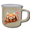 Handgemachte Tasse "Roter Panda" mit Wunschname