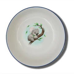 Schale Natur (Ø 15cm) "Koala" mit Wunschname