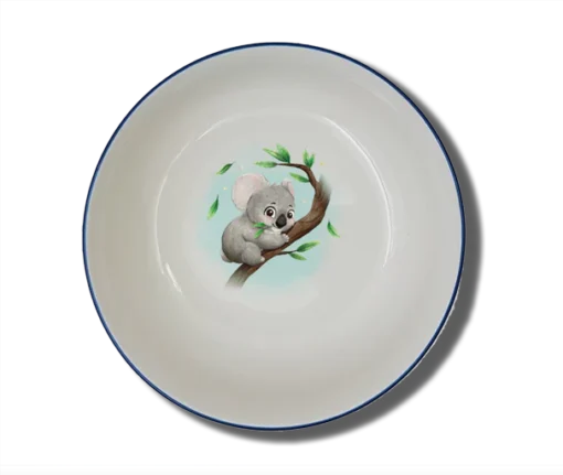Schale Natur (Ø 15cm) "Koala" mit Wunschname