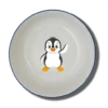 Schale Natur (Ø 15cm) "Pinguin" mit Wunschname