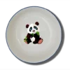 Schale Natur (Ø 15cm) "Panda" mit Wunschname