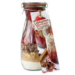 Feuer&Glas – Lebkuchen Himbeer Crumble – 0,25 Liter Weckflasche