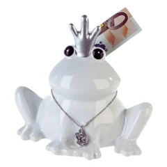 Spardose und Dekofigur "Froschkönig"
