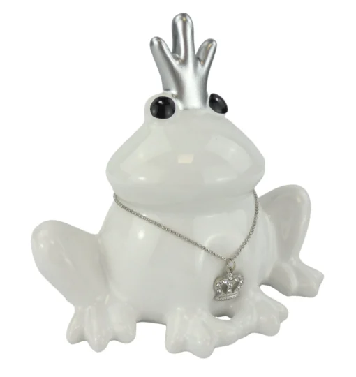 Spardose und Dekofigur "Froschkönig"