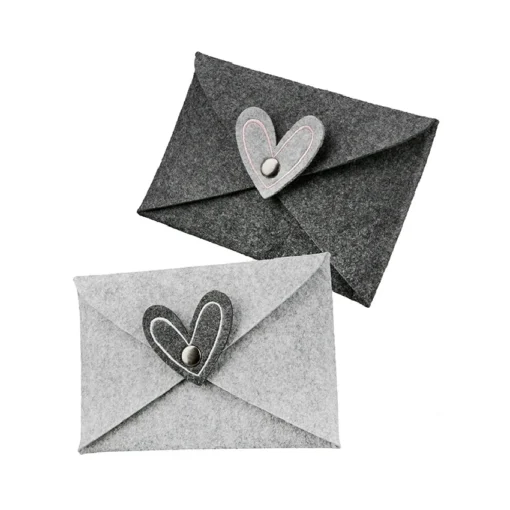 Geschenkkuvert "Hochzeit" aus Filz