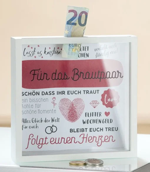 Spardose "Für das Brautpaar"