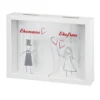 Spardose "Hochzeitspaar" mit Glasfront