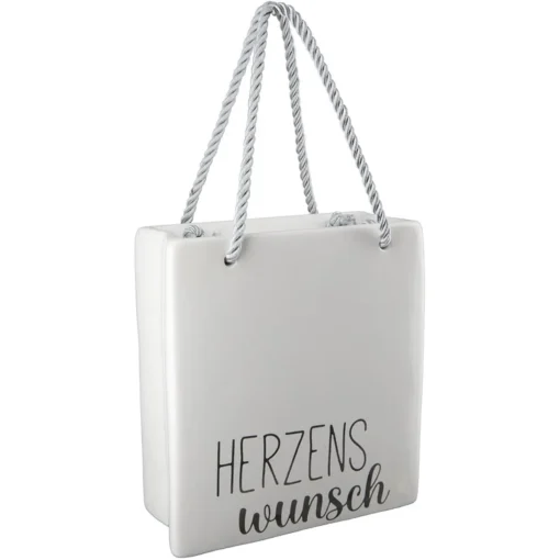 Spardose "Herzenswunsch" aus Porzellan