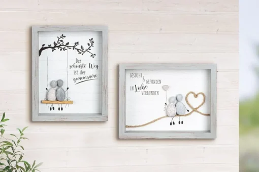 Steinbild „Liebe“ mit Spruch, Stimmungsbild