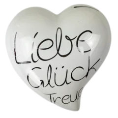 Herz-Spardose "Liebe" aus Porzellan