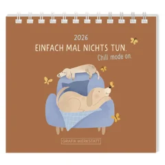Mini Kalender "Chill Mode" 2026 von Grafik Werkstatt, Coverblatt