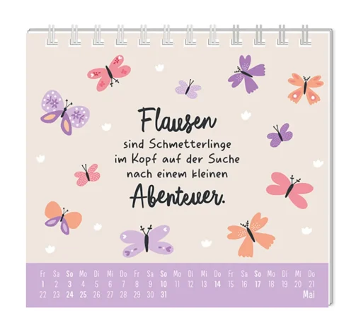 Mini Kalender "Der beste Tag" 2026 von Grafik Werkstatt, Mai