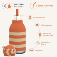 Thermosflasche Roter Panda - Bestie Bottle by Asobu