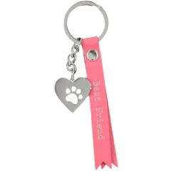 Fähnchen-Schlüsselanhänger "Best friend" Rosa