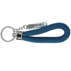 Schlaufen-Schlüsselanhänger "Schutzengel" Blau