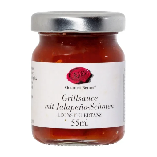 Gourmet Berner® Grillsauce mit Jalapeñoschoten 55 ml