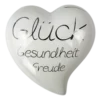Herz-Spardose "Glück" aus Porzellan