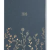 Terminplaner "Blumen" 2026 im Leinenlook - Grafik Werkstatt, Cover