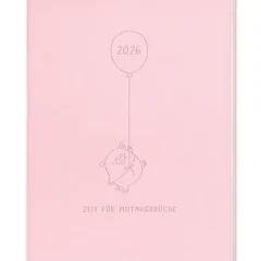 Terminplaner "Mutausbrüche" 2026 im Lederlook - Grafik Werkstatt, Cover