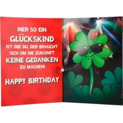Musikkarte mit Überraschung 