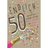 Musikkarte mit Überraschung "Endlich 50"