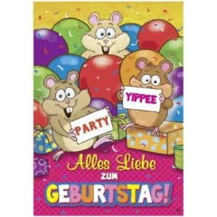 Musikkarte mit Überraschung "Alles Liebe zum Geburtstag!"