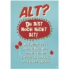 Musikkarte mit Überraschung "Alt?"