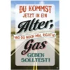 Musikkarte mit Überraschung "Gas"