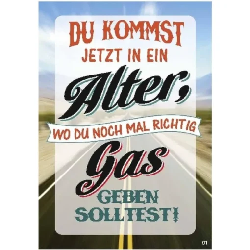 Musikkarte mit Überraschung "Gas"