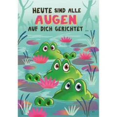 Musikkarte mit Überraschung "Alle Augen auf dich"