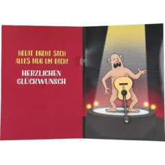 Musikkarte mit Überraschung 