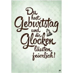 Musikkarte mit Überraschung "Glocken"